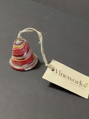 NWT Vineworks Cereal Box Bell Ornament